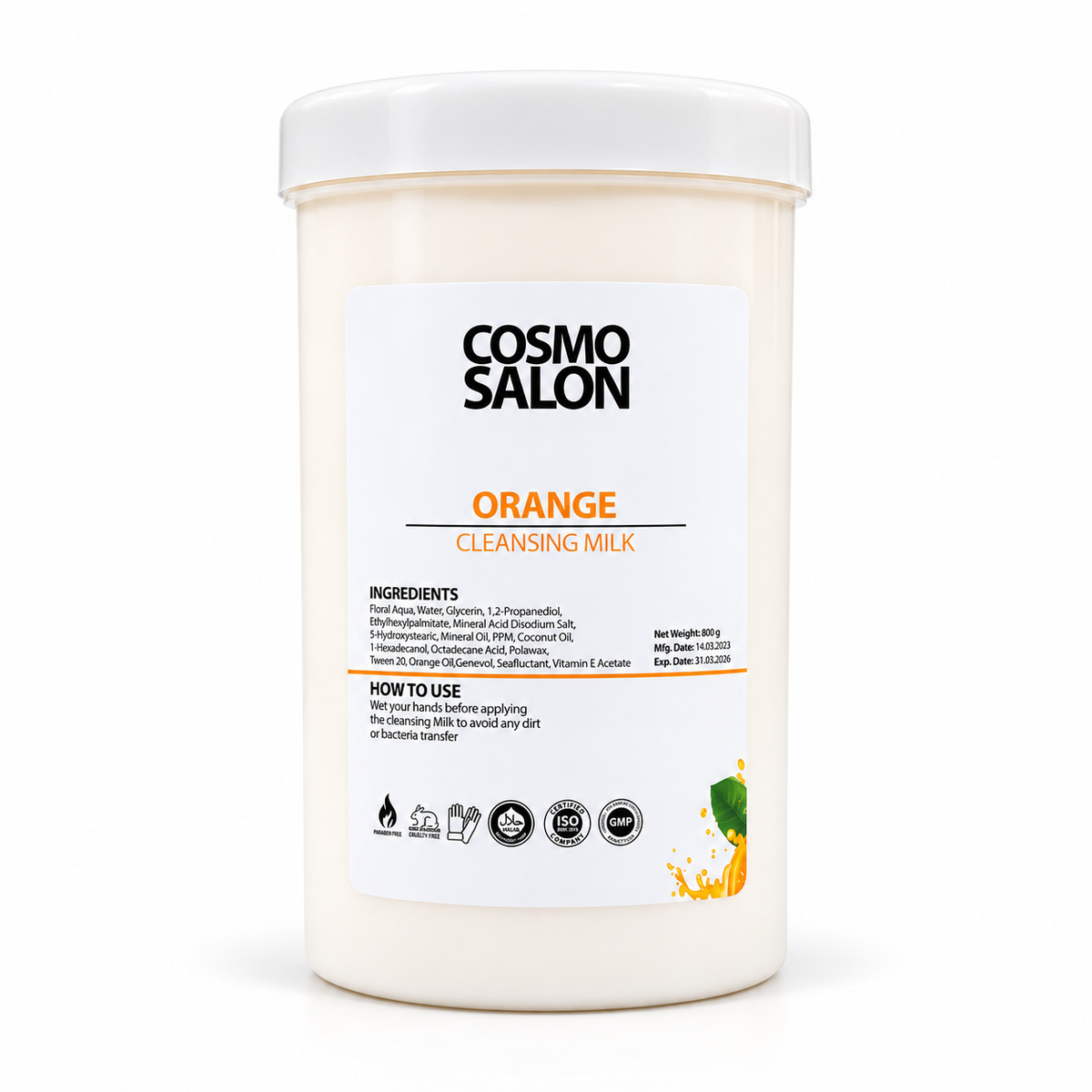 Cosmo Salon Orange Cleansing Milk