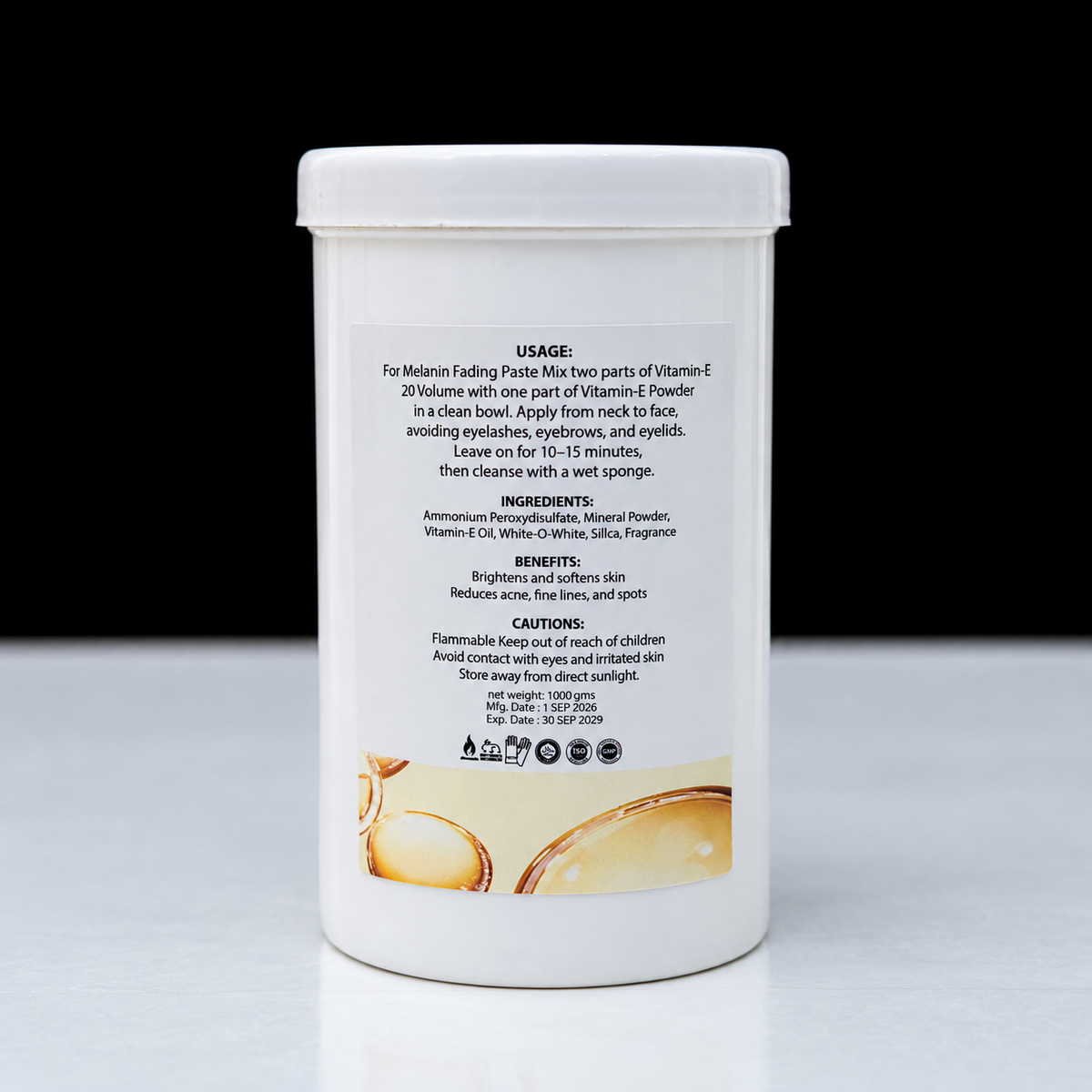 Cosmo Salon Vitamin-E Whitening Powder