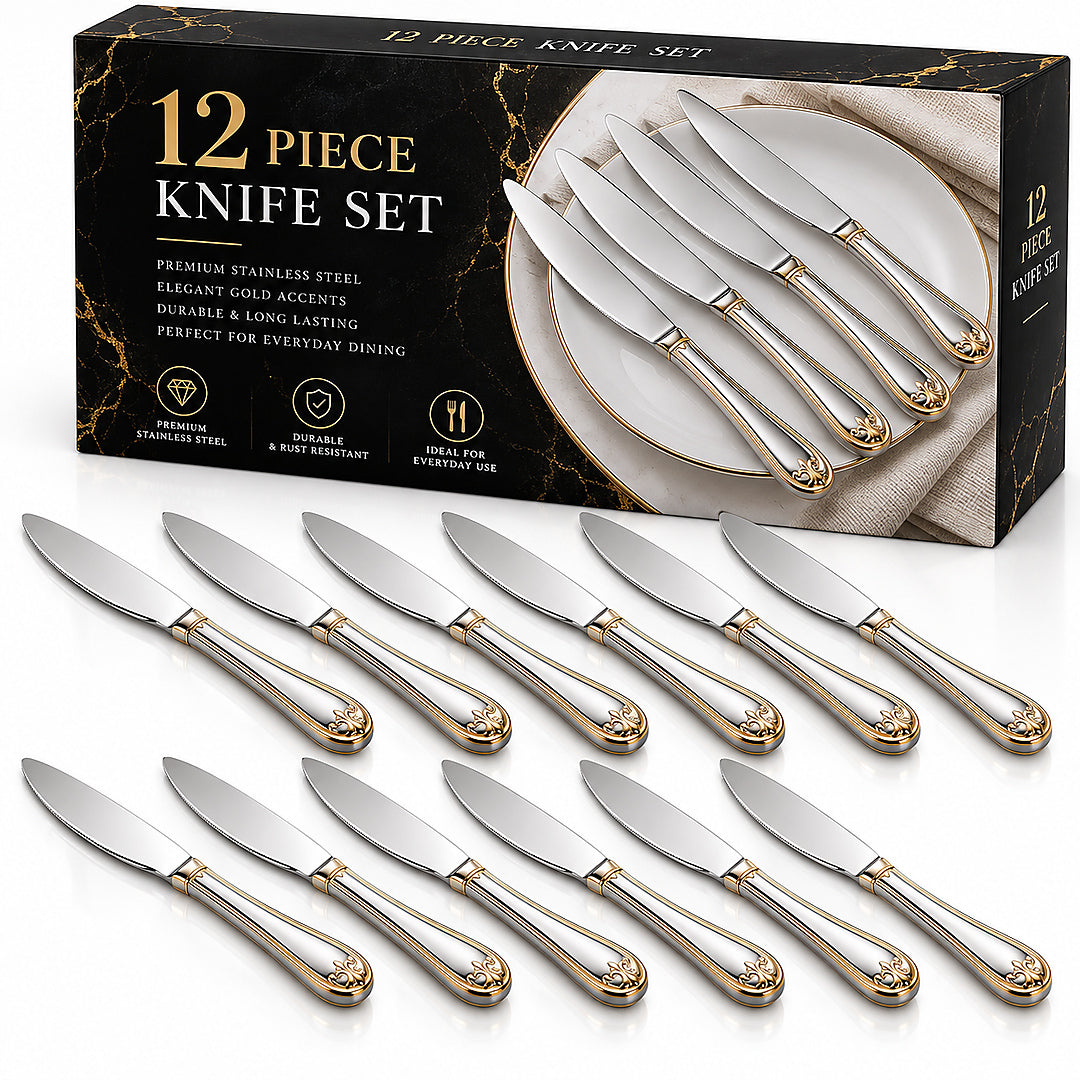 Cosmo Salon 12-Piece Knife Set
