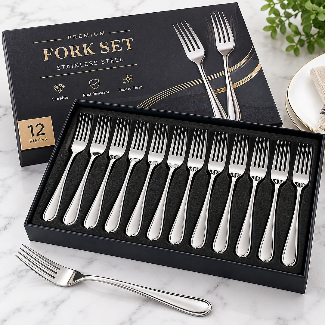 Cosmo Salon 12-Piece Fork Set