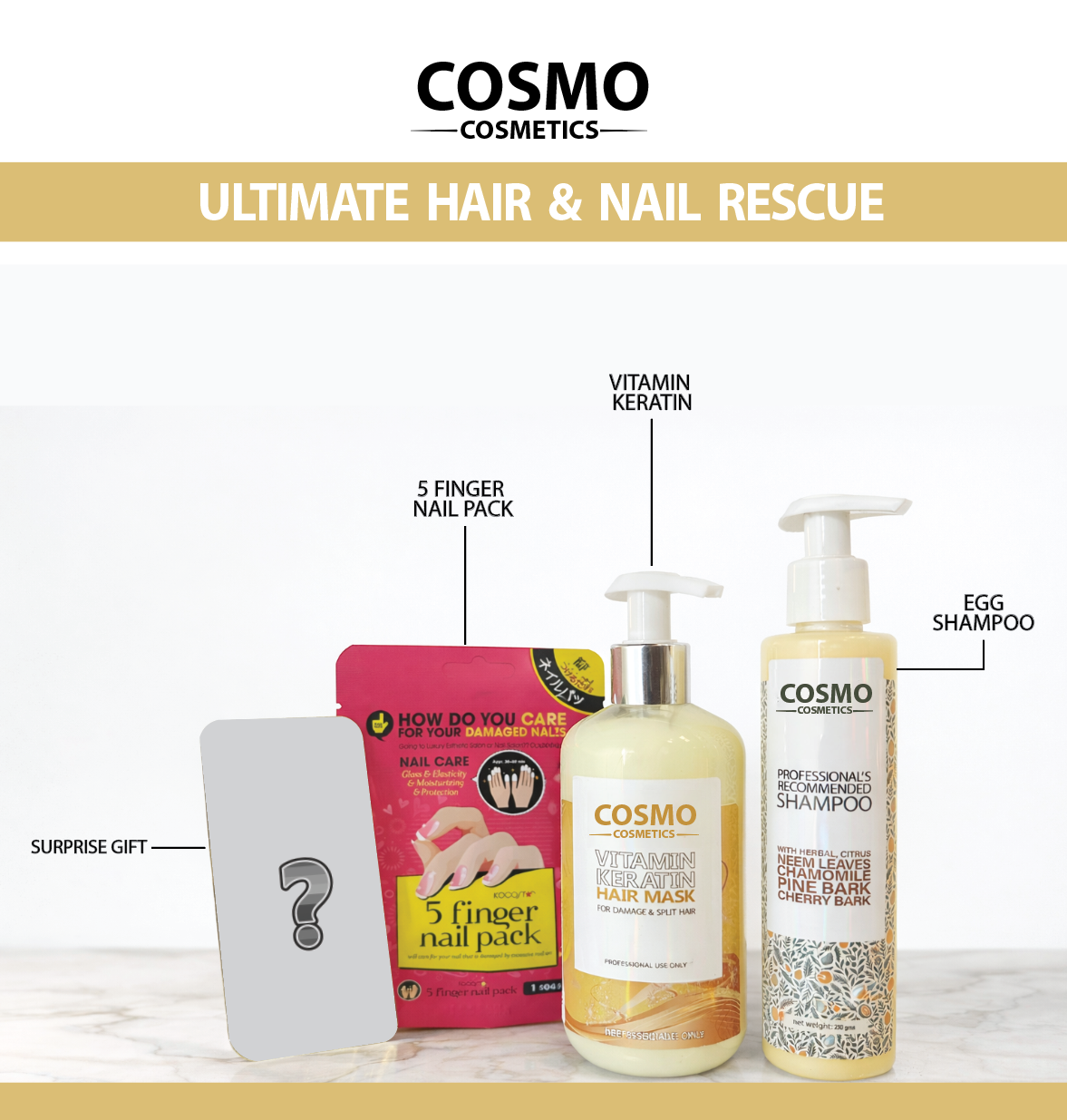 Ultimate Hair & Nail Rescue Combo