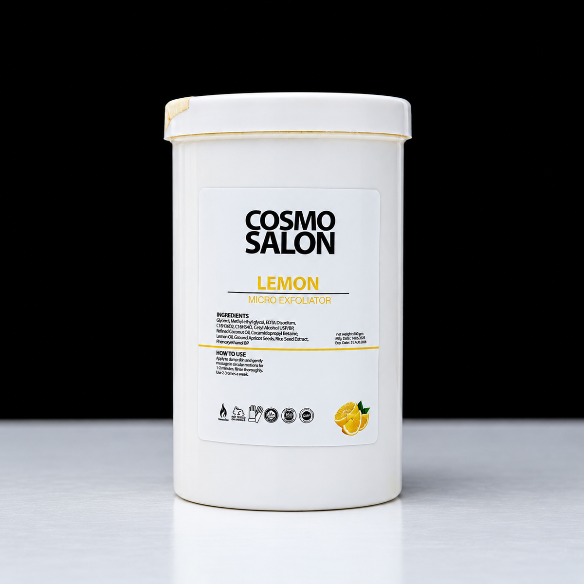 Cosmo Salon Lemon Micro Exfoliator
