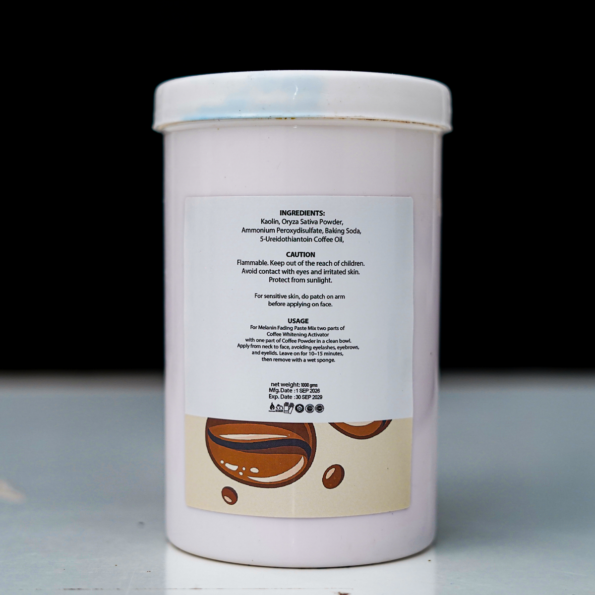 Cosmo Salon Coffee Whitening Powder