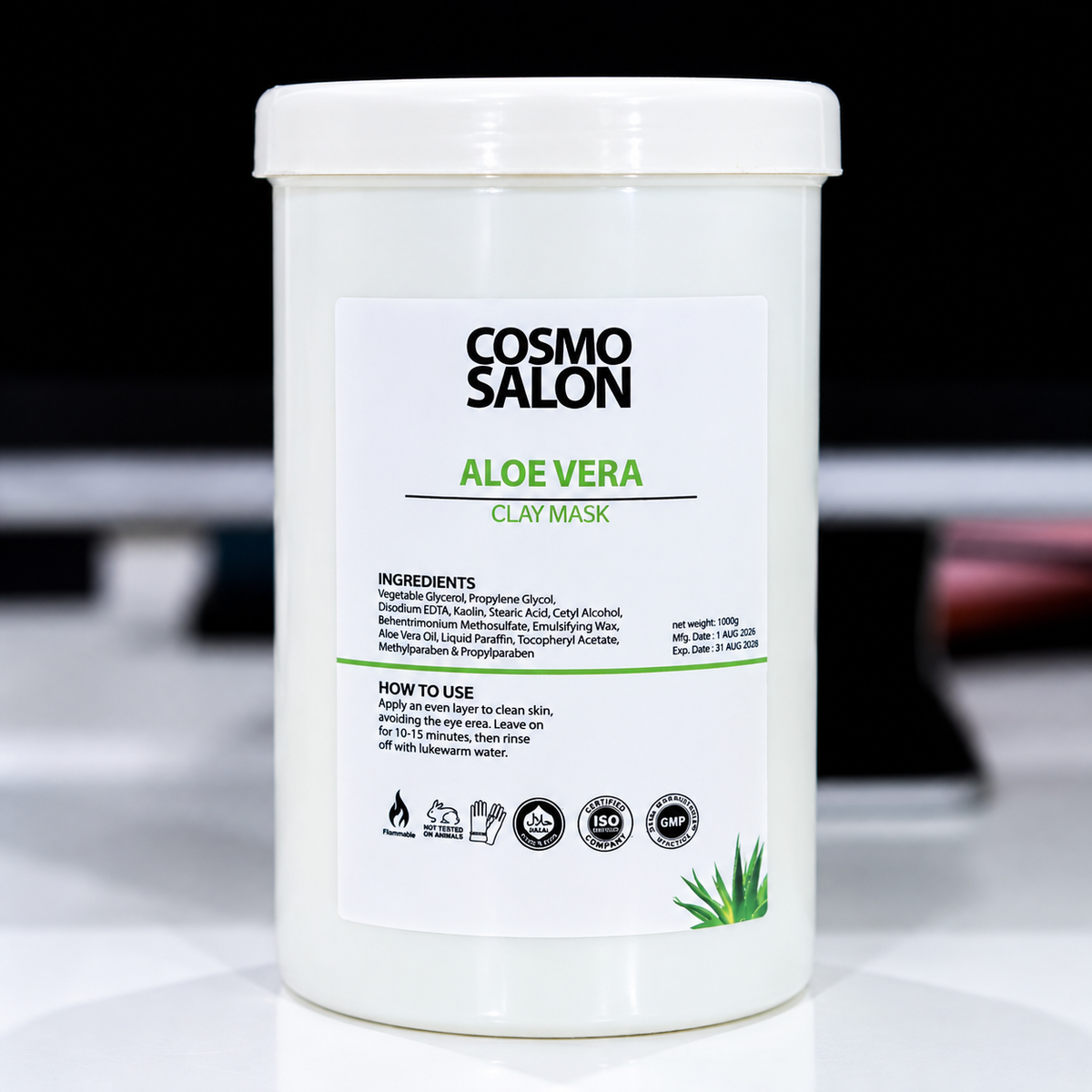 Cosmo Salon Aloe Vera Clay Mask