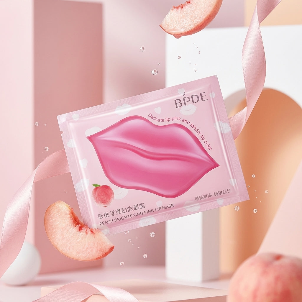 Peach Brightening Pink Lip Mask