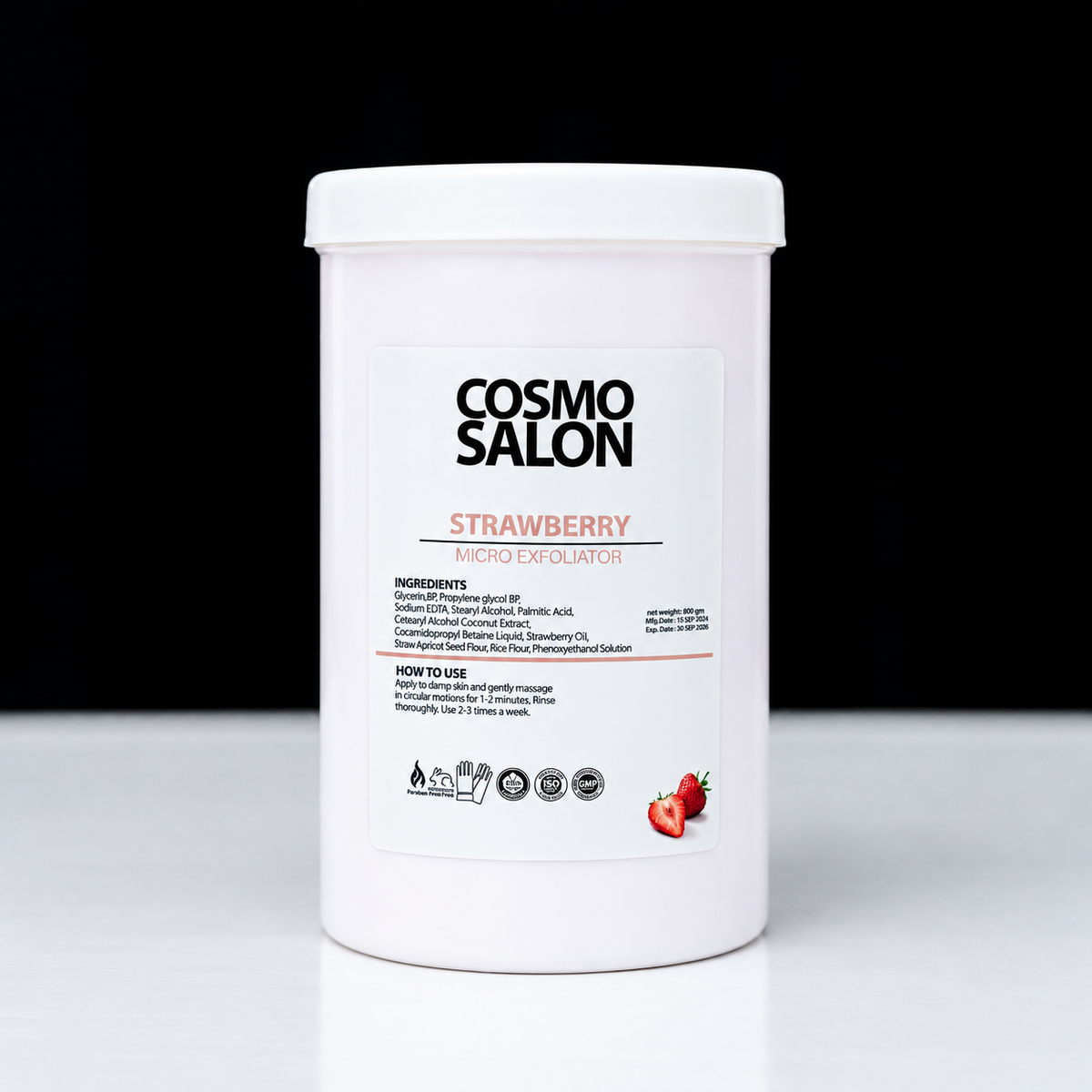 Cosmo Salon Strawberry Micro Exfoliator
