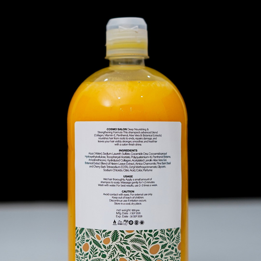 COSMO SALON PROFESSIONAL’S RECOMMENDED SHAMPOO