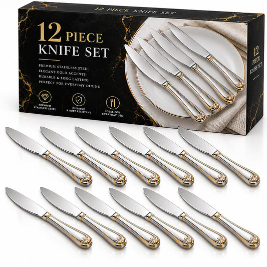Cosmo Salon 12-Piece Knife Set