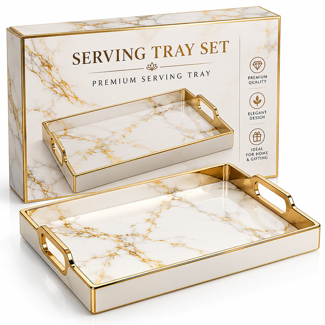 Cosmo Salon Serving Tray Set