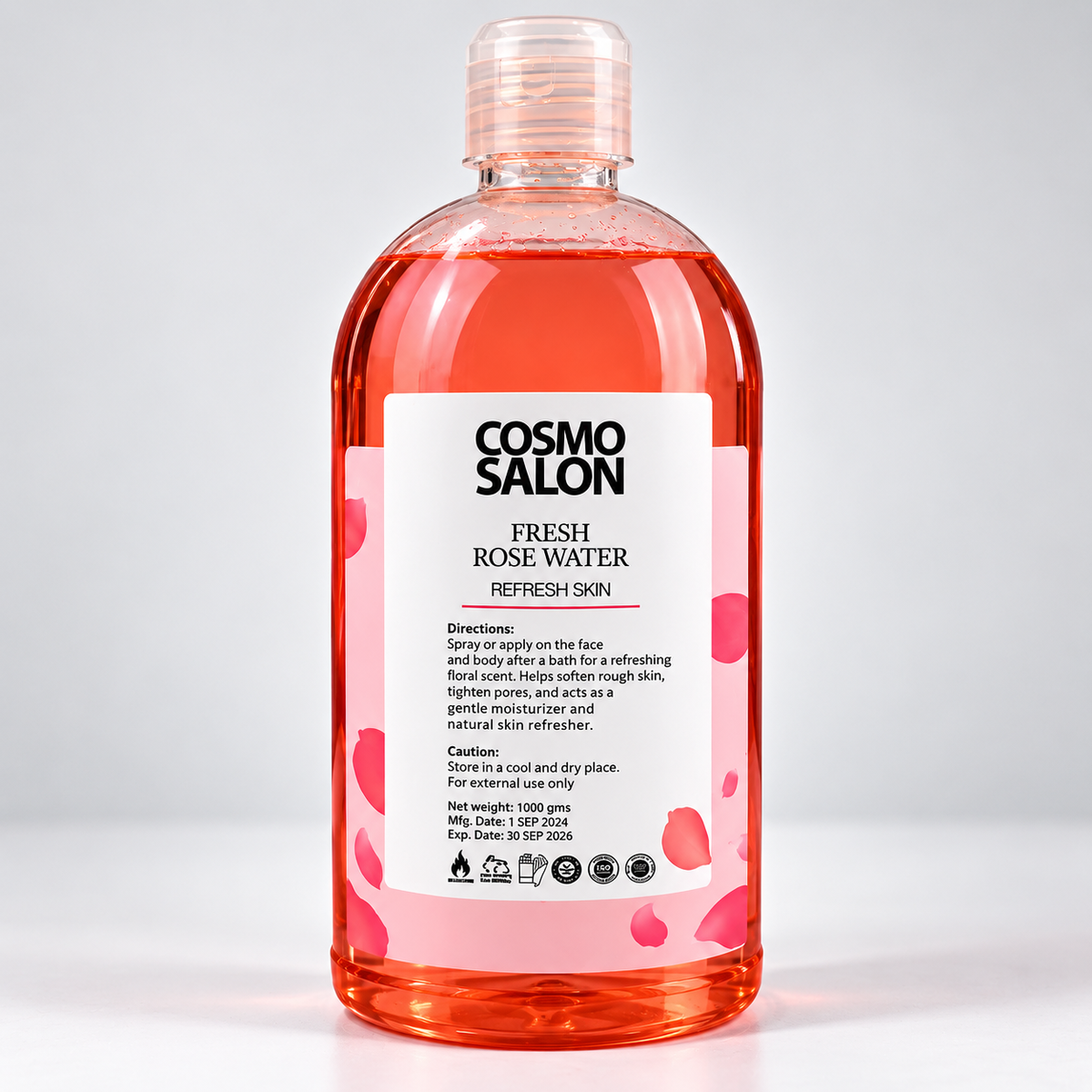 Cosmo Salon Fresh Rose Water