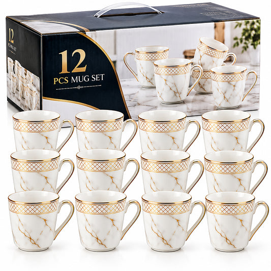 Cosmo Salon 12-Piece Mug Set