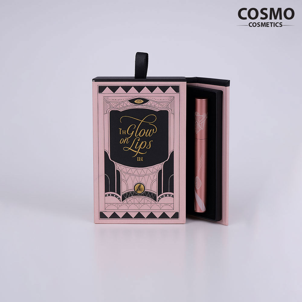 THE GLOW ON LIPS – Pink & Gold Box (Upside Displayed)