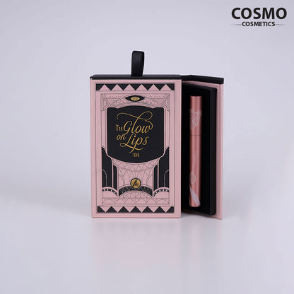THE GLOW ON LIPS – Pink & Gold Box (Upside Displayed)