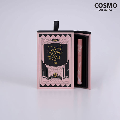 THE GLOW ON LIPS – Pink & Gold Box (Upside Displayed)