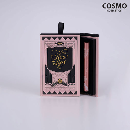 THE GLOW ON LIPS – Pink & Gold Box (Upside Displayed)