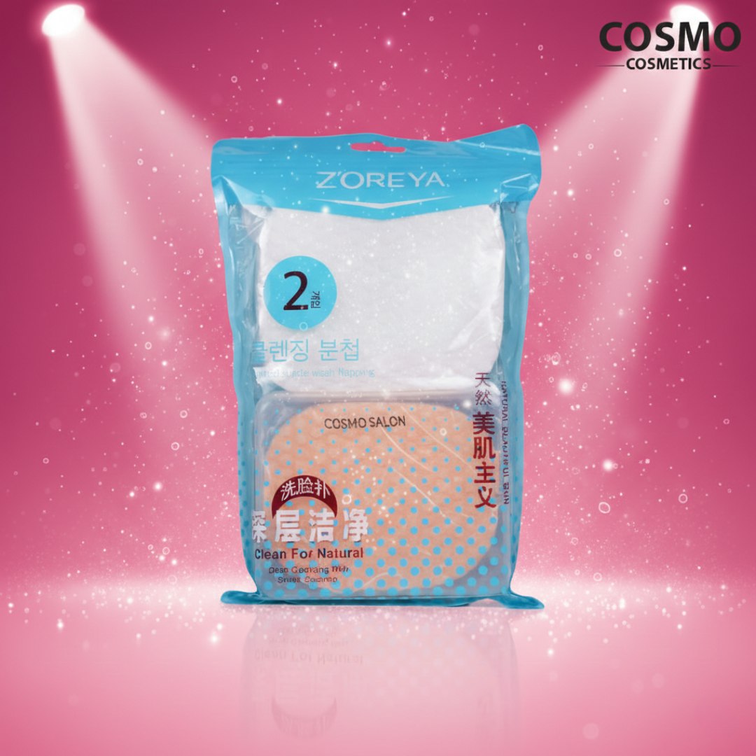 ZOREYA Cleansing Sponge Pack (2 pcs)