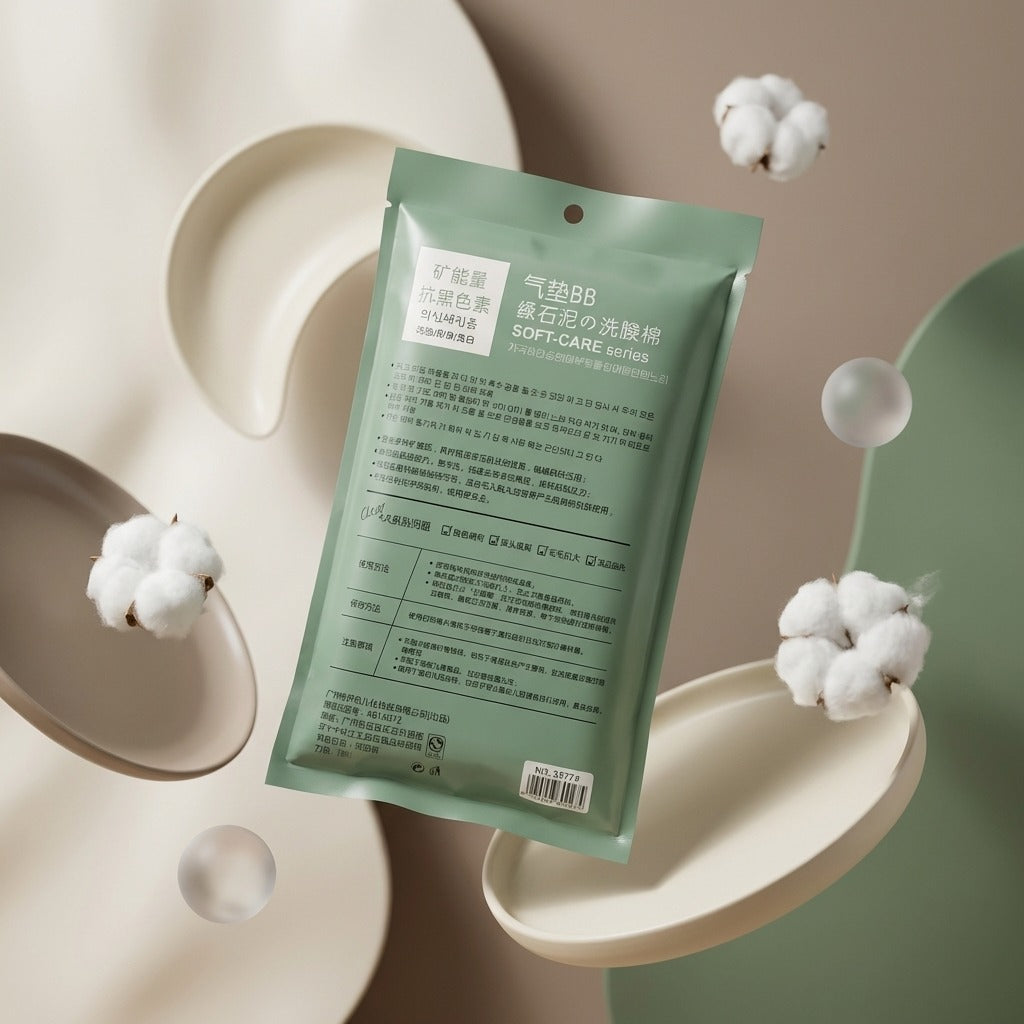 Green Facial Cleansing Pads