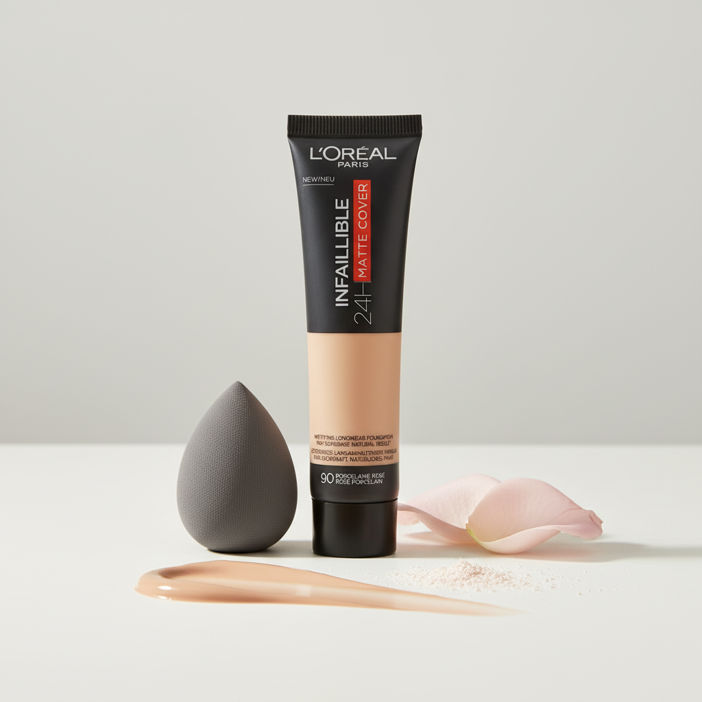 L’Oréal Infallible 24H Matte Cover Foundation (Shade 90 Porcelain Rose)